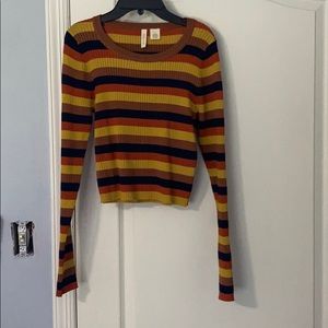 Striped Stretchy Sweater